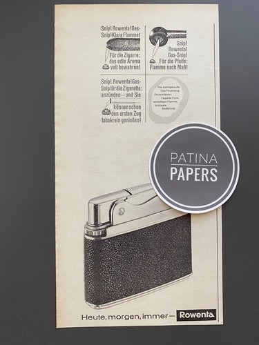 1962 retro werbung rowenta - 1962,